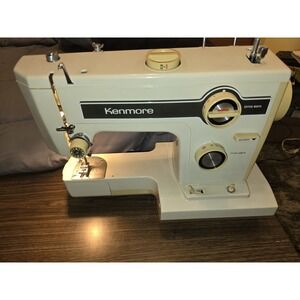 Vintage SEARS ROEBUCK KENMORE Sewing Machine W/ Pedal Zig Zag 148 Tested Working